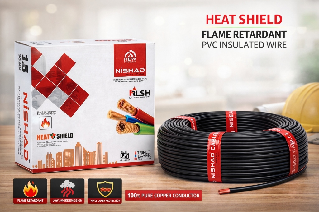 NISHAD Heat Shield - Flame Retardant PVC Insulated Wire